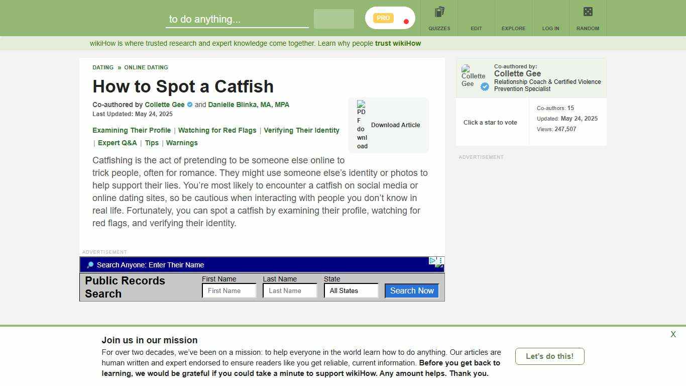 3 Ways to Spot a Catfish - wikiHow